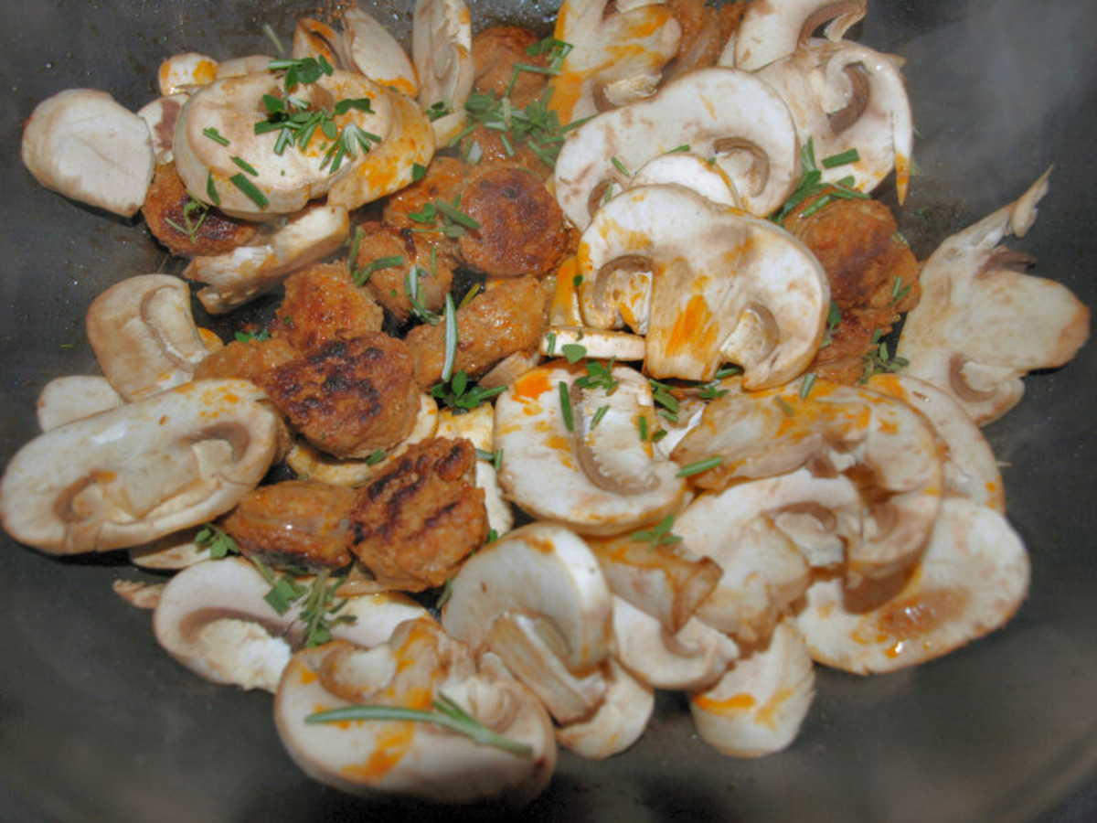 Chorizo & Mushrooms