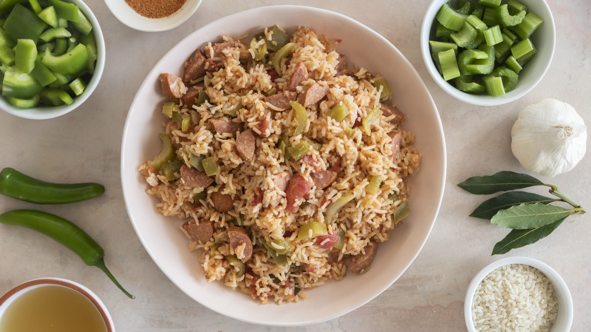 Louisiana Sausage Jambalaya Recipe