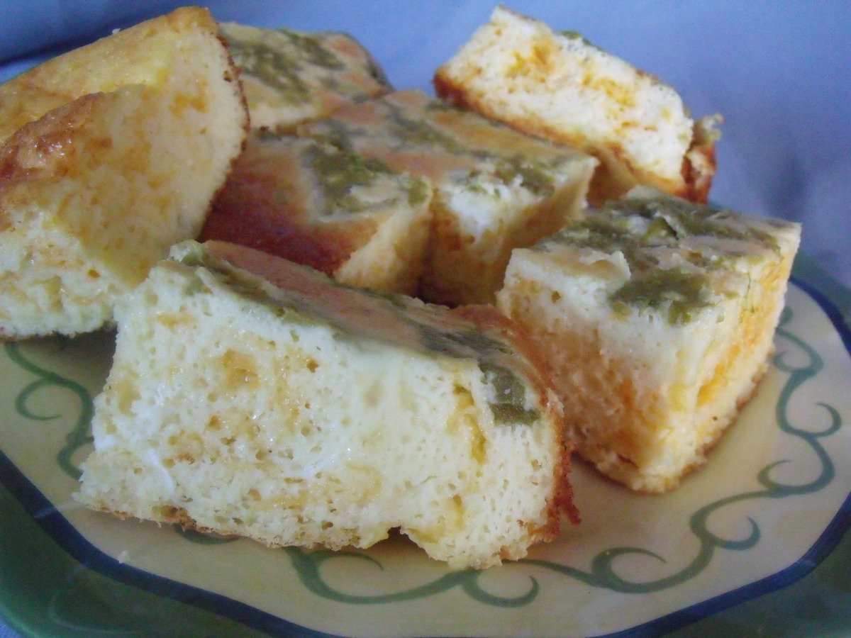 Chile Cheese Squares Recipe