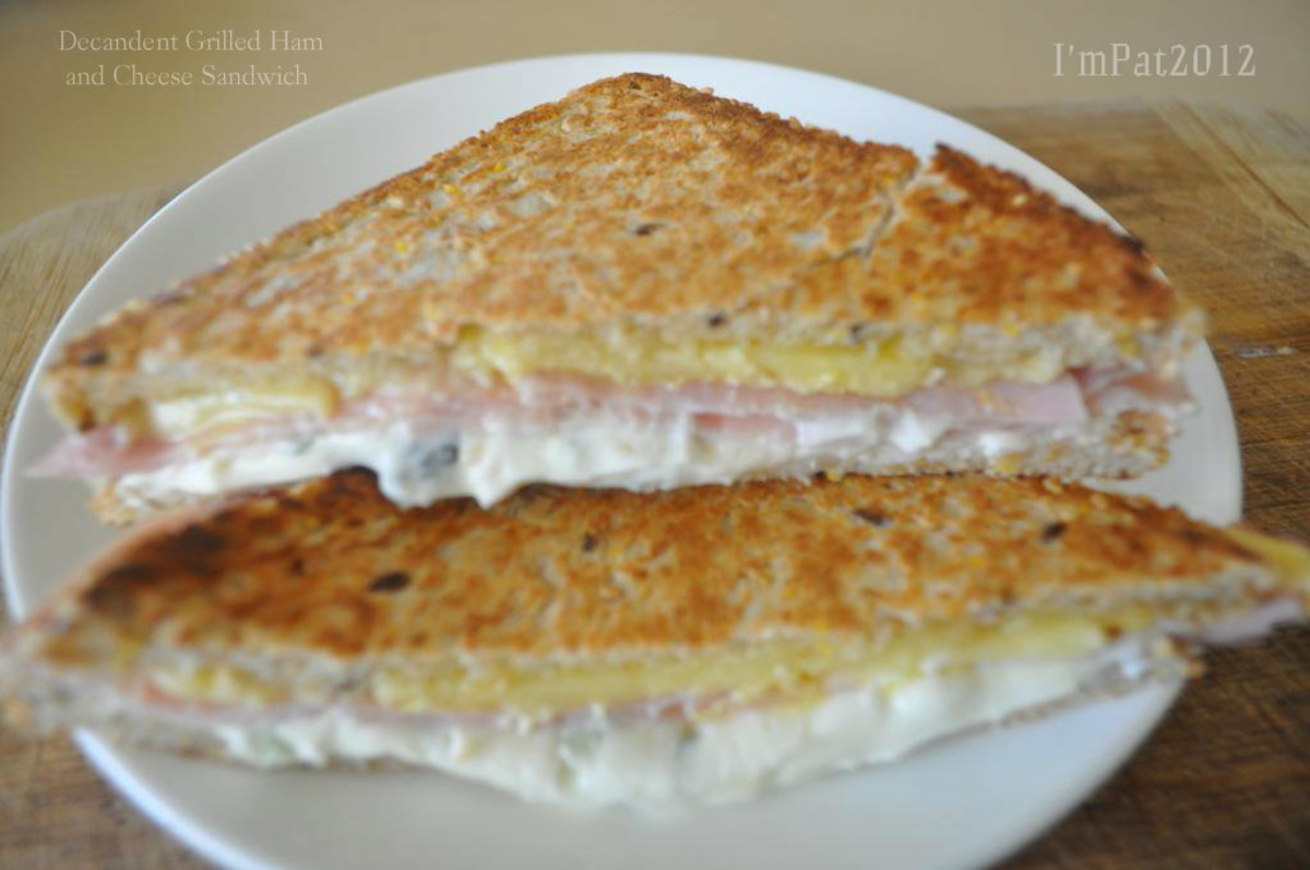 Decadent Grilled Ham and Cheese Sandwich