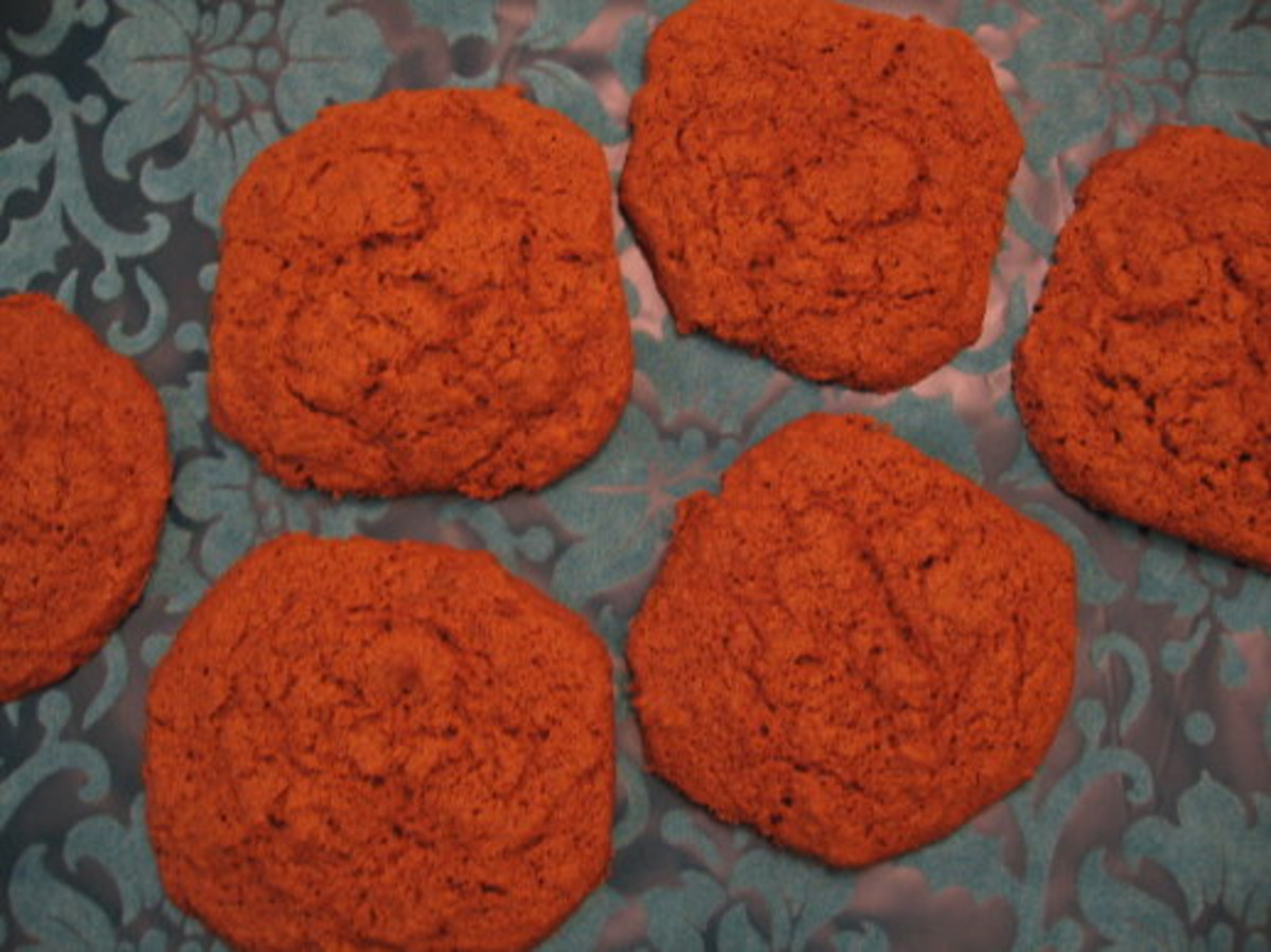 Giant Low Fat Ginger Cookies