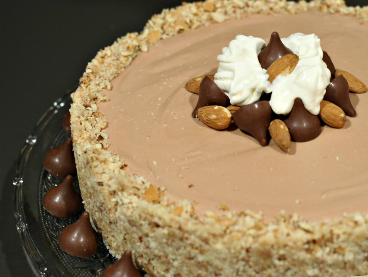 Chocolate Almond Cheesecake