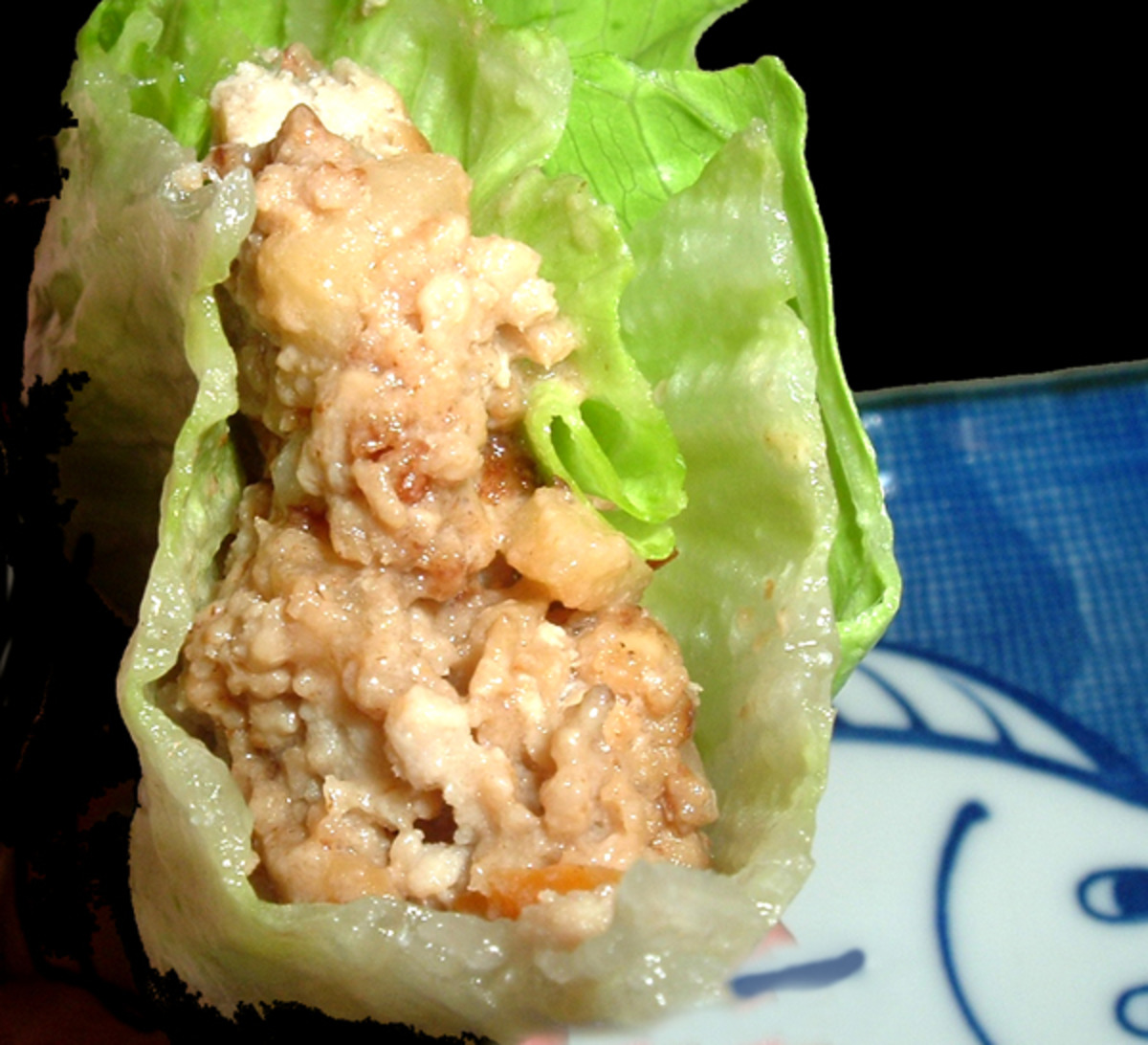 Easy  Asian Chicken Lettuce Wraps