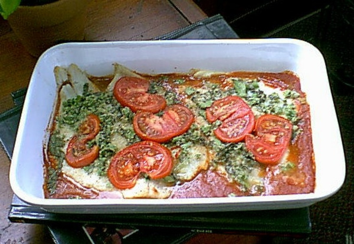 Fresh Tomato & Basil Baked Fish