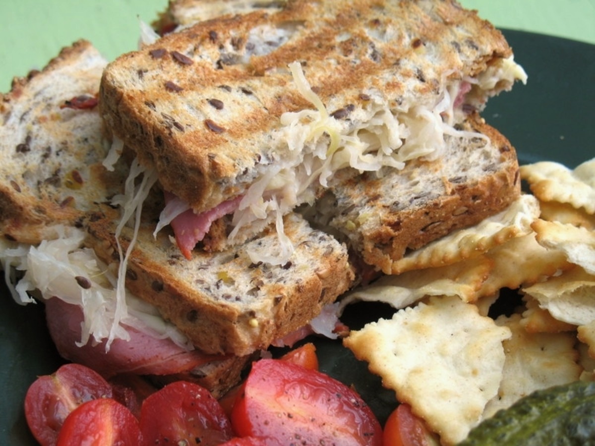Classic Cheesy Reuben Sandwich