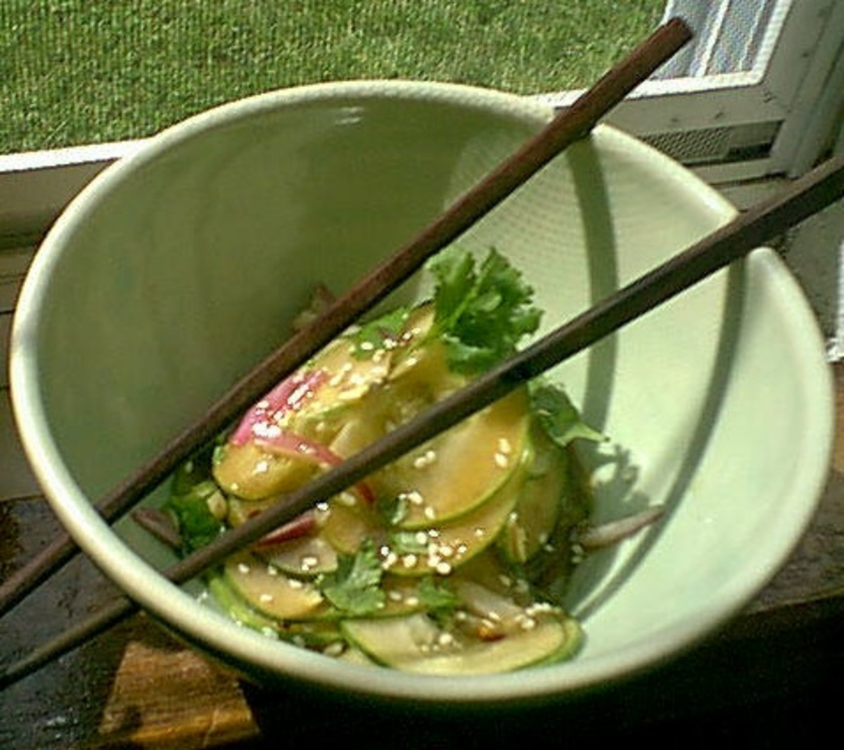 Cucumbers With Soy-Sesame Dressing