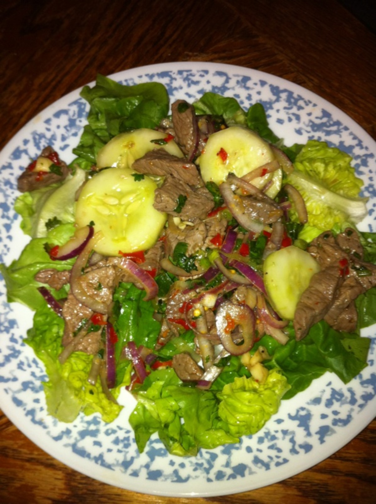 Taste of Thai Beef Salad - Yam Nuea