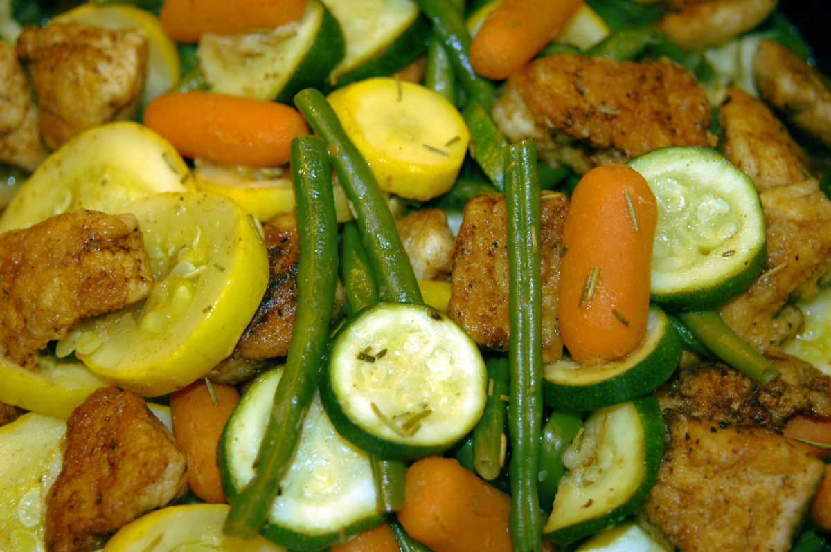 Citrus Chicken With Vegetables