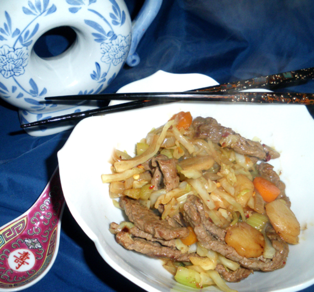 Beef Cabbage Stir-fry