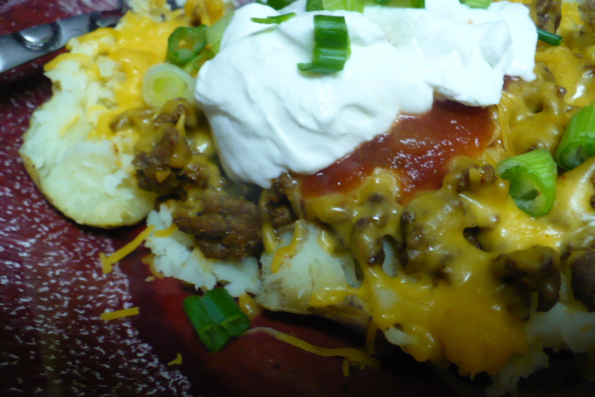 Taco Baked Potatoes