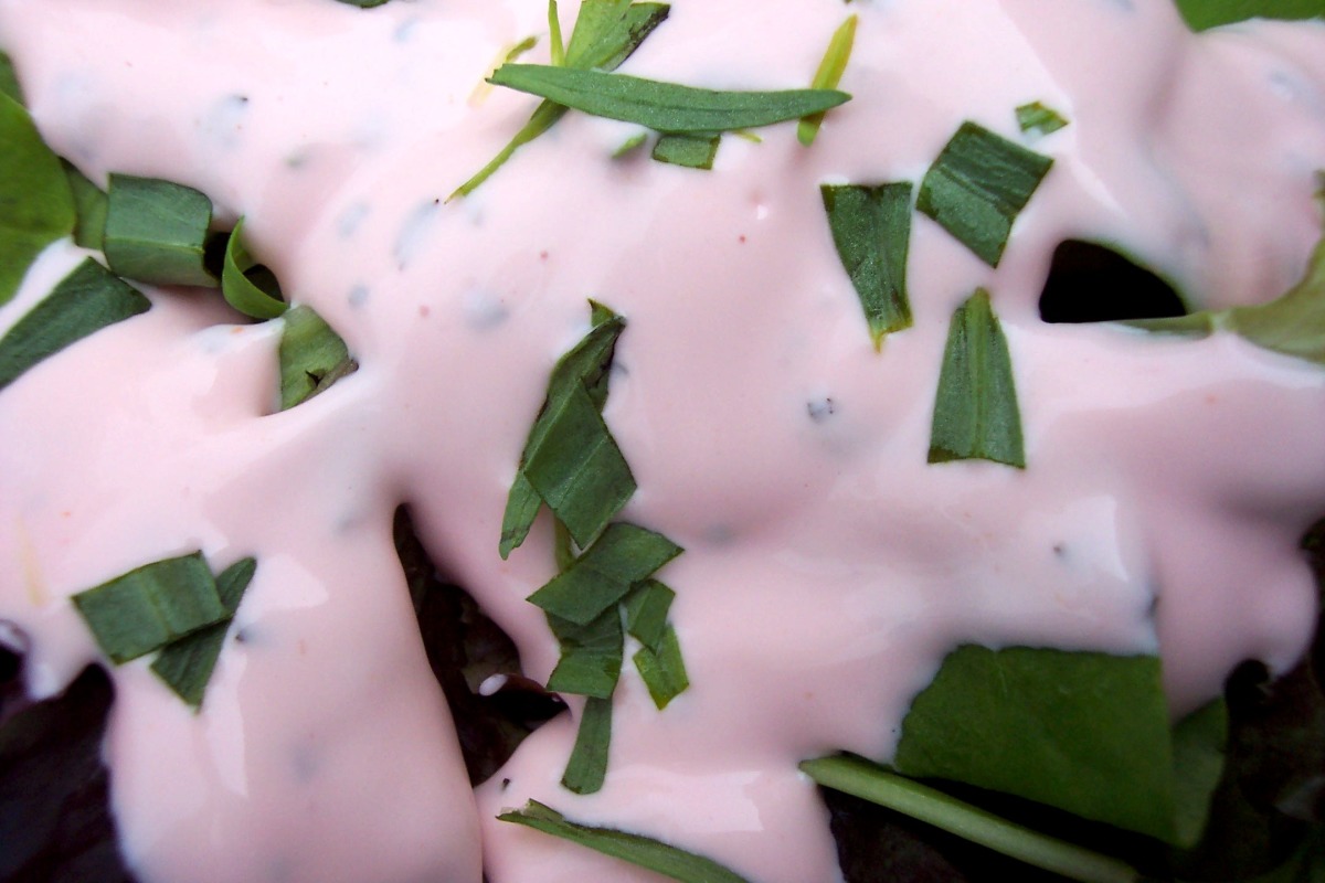 Pink Tarragon Cream Dressing