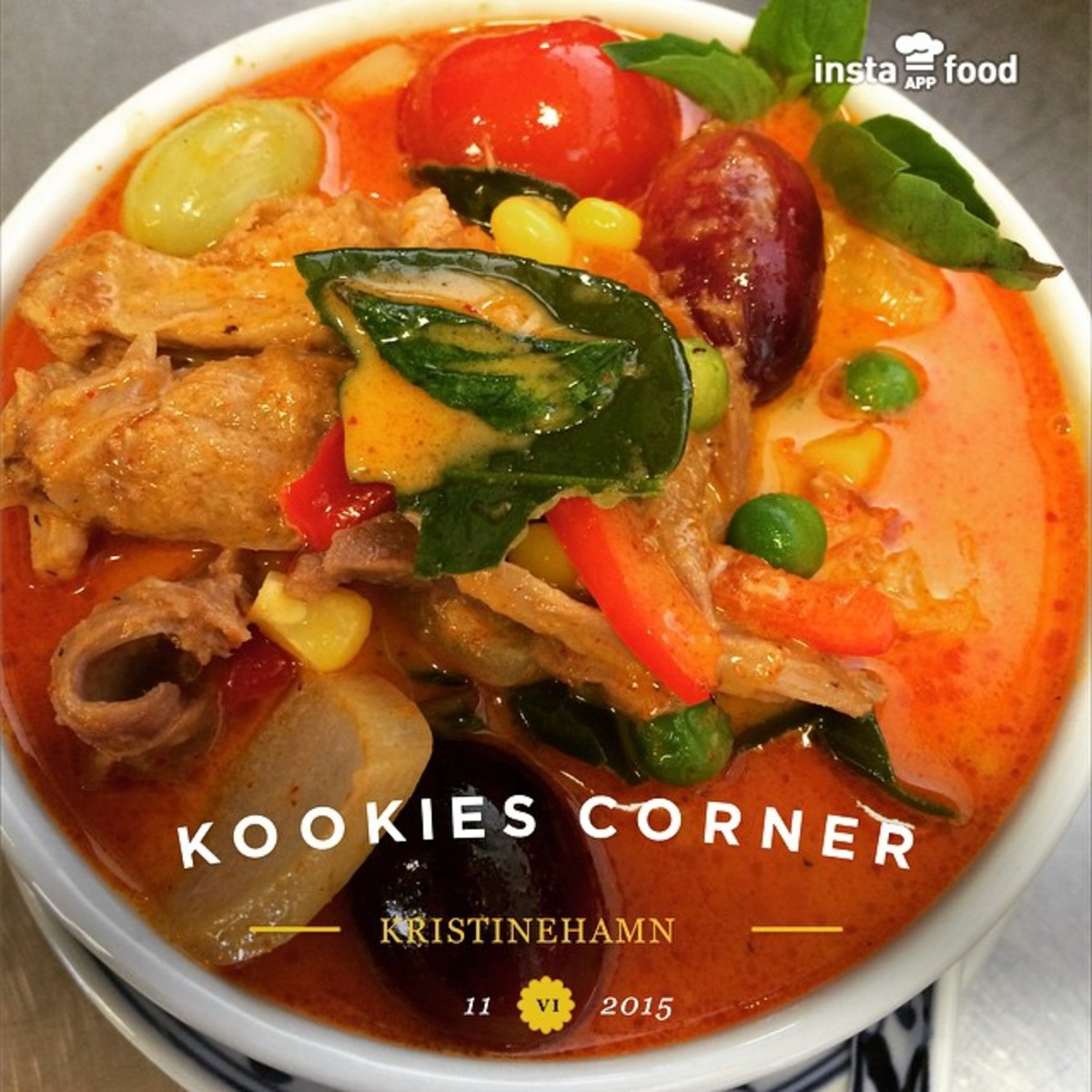 RED CURRY WITH ROASTED DUCK Gang Phed Ped Yang