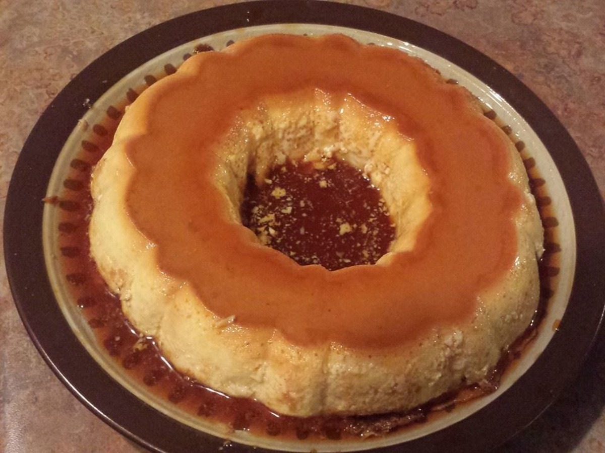 Flan De La Abuela Flor. the Best and Easiest Cuban - Peruvian Fl