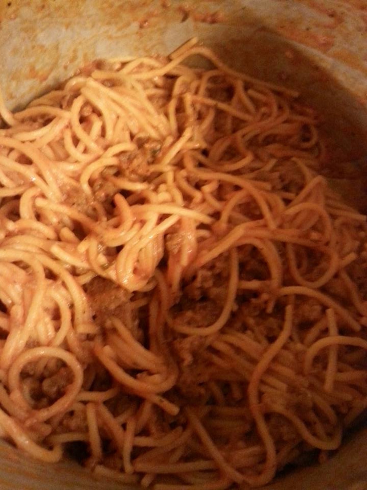 Spicy Sausage Spaghetti