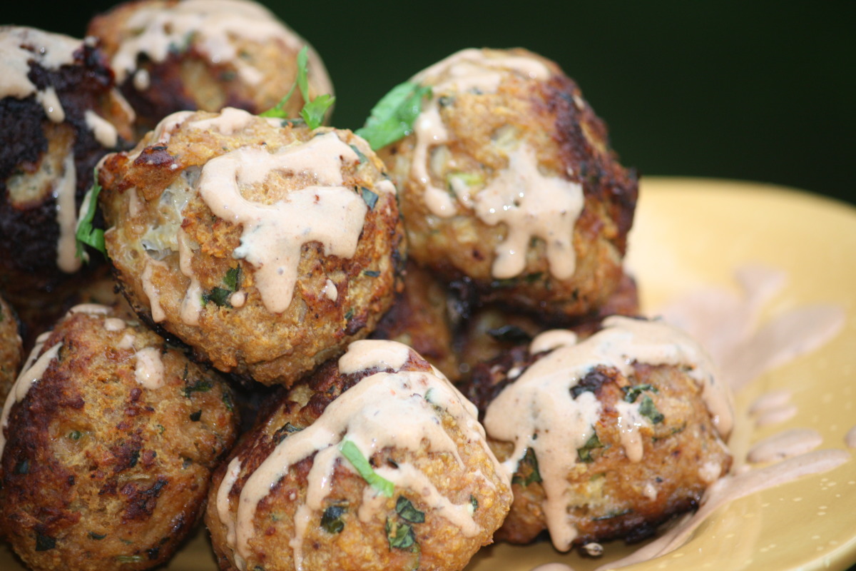 A.1. Stuffed Turkey Polenta & Mozzarella Meatballs #A1