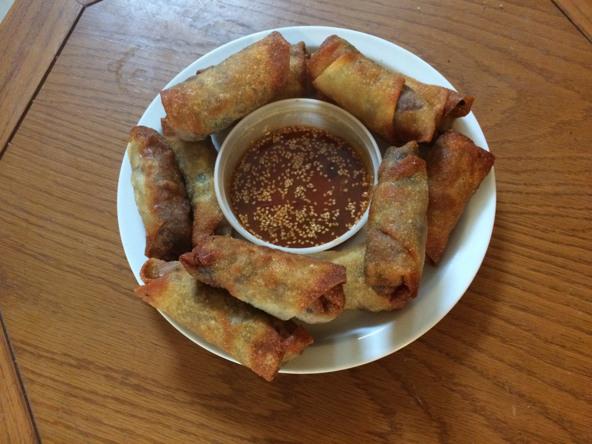 Turkey and Shrimp Egg Rolls