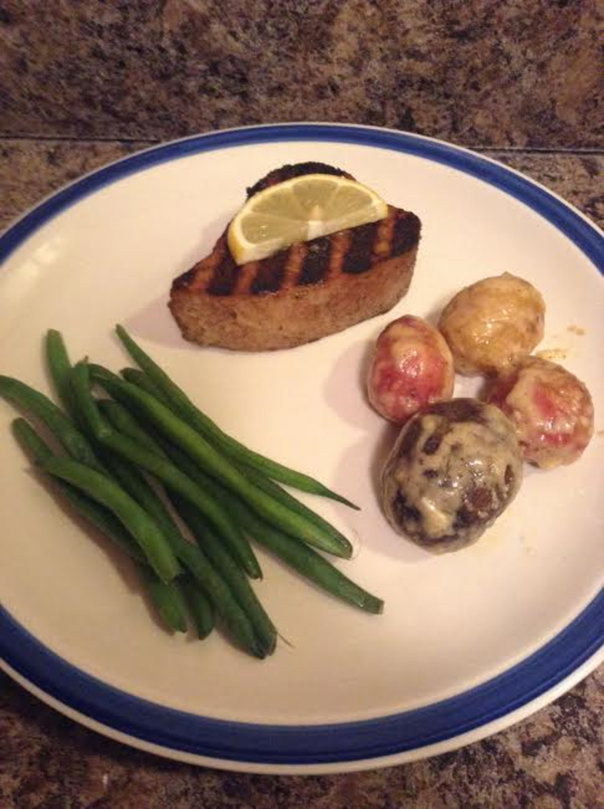 Grilled Marinated Tuna Steak image
