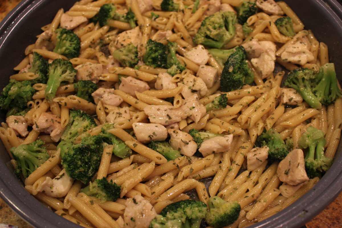 Chicken and Broccoli With Penne Pasta; Delicious and Easy One Po image