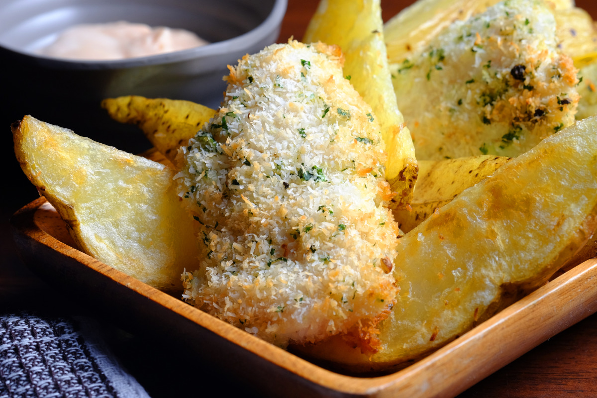 Baked Fish And Chips
