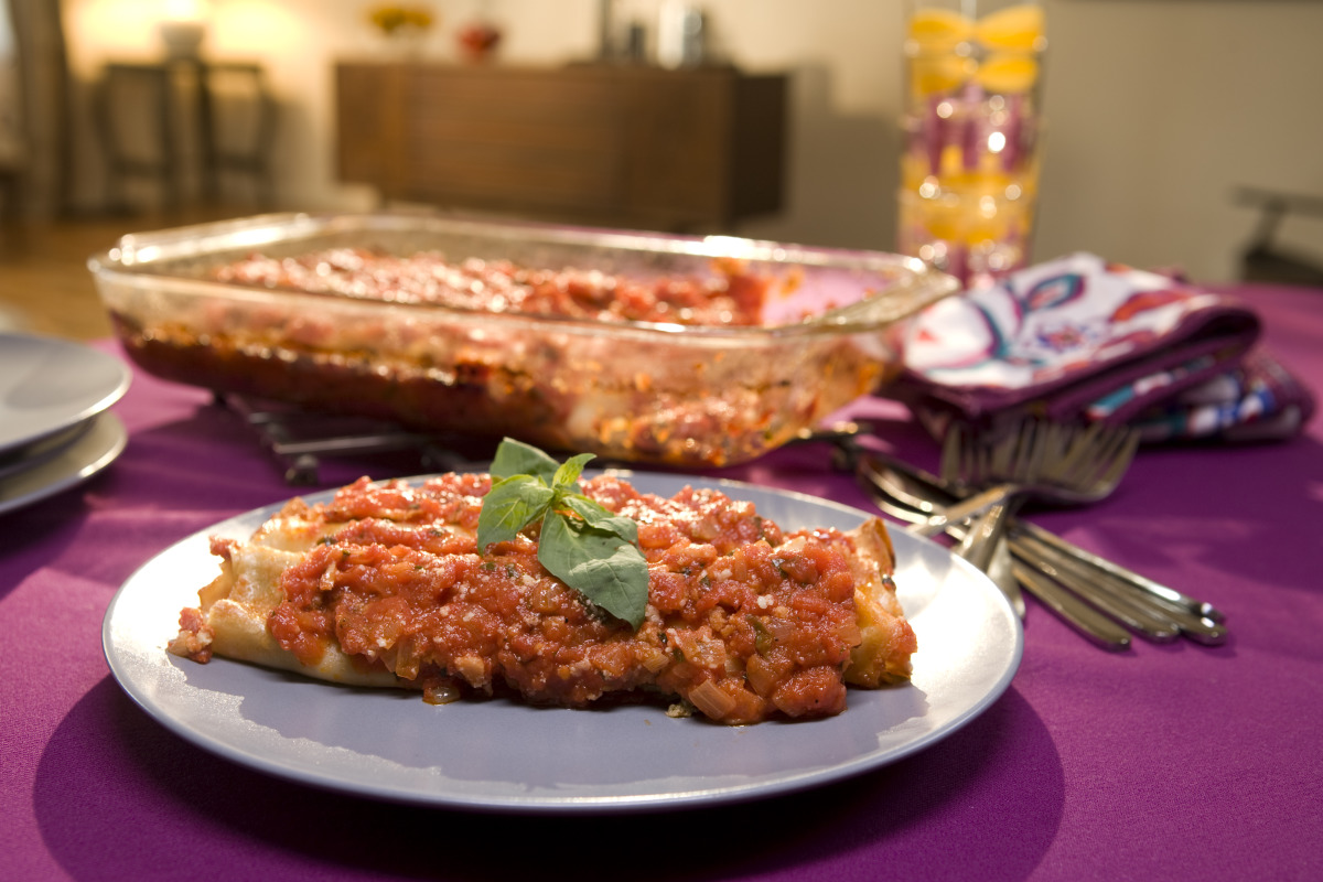 Italian Sausage, Spinach, and Ricotta Cannelloni_image