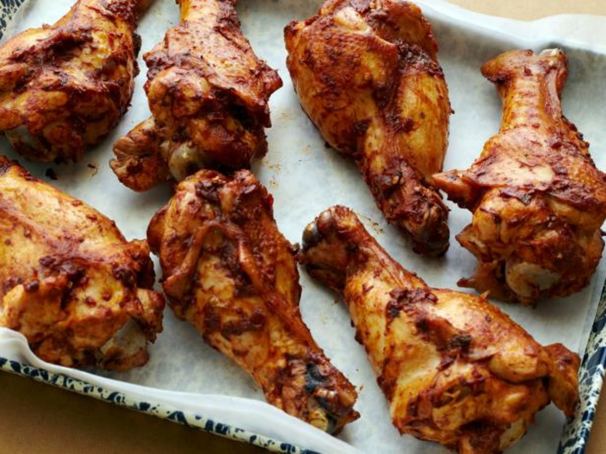 BBQ Turkey Drumsticks With Chipotle Glaze