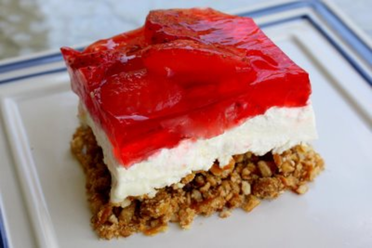 Strawberry Pretzel Salad Recipe Food Com