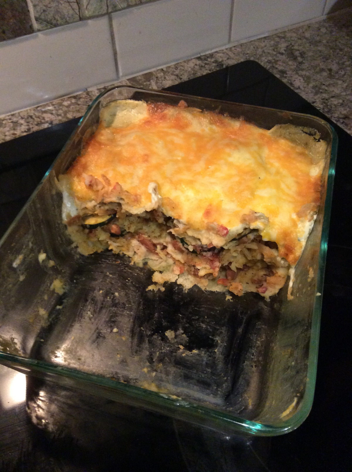 Mexican Layered Bean Casserole