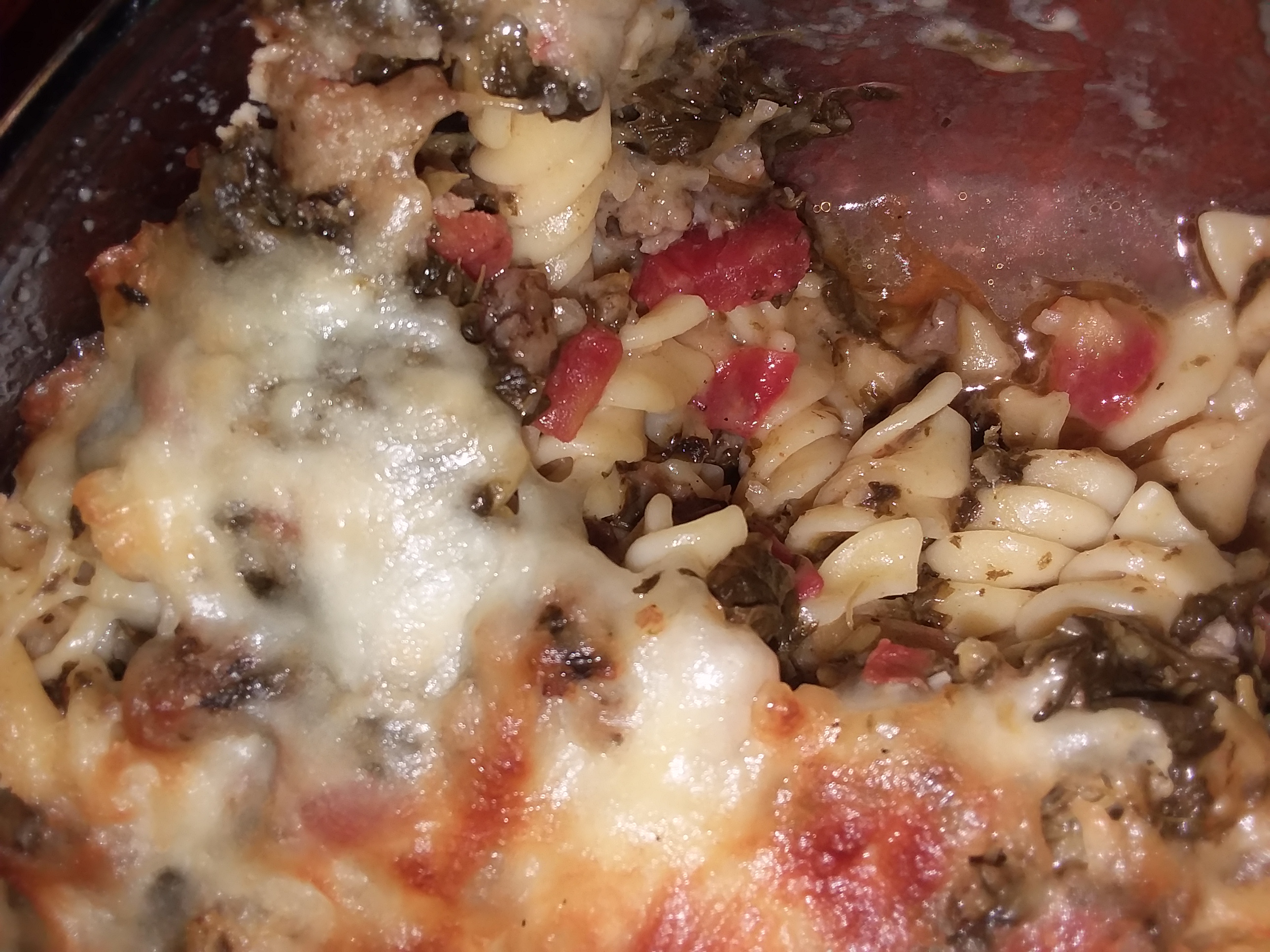 Baked Ziti With Spinach, Sausage, and Mozzarella - Image 2