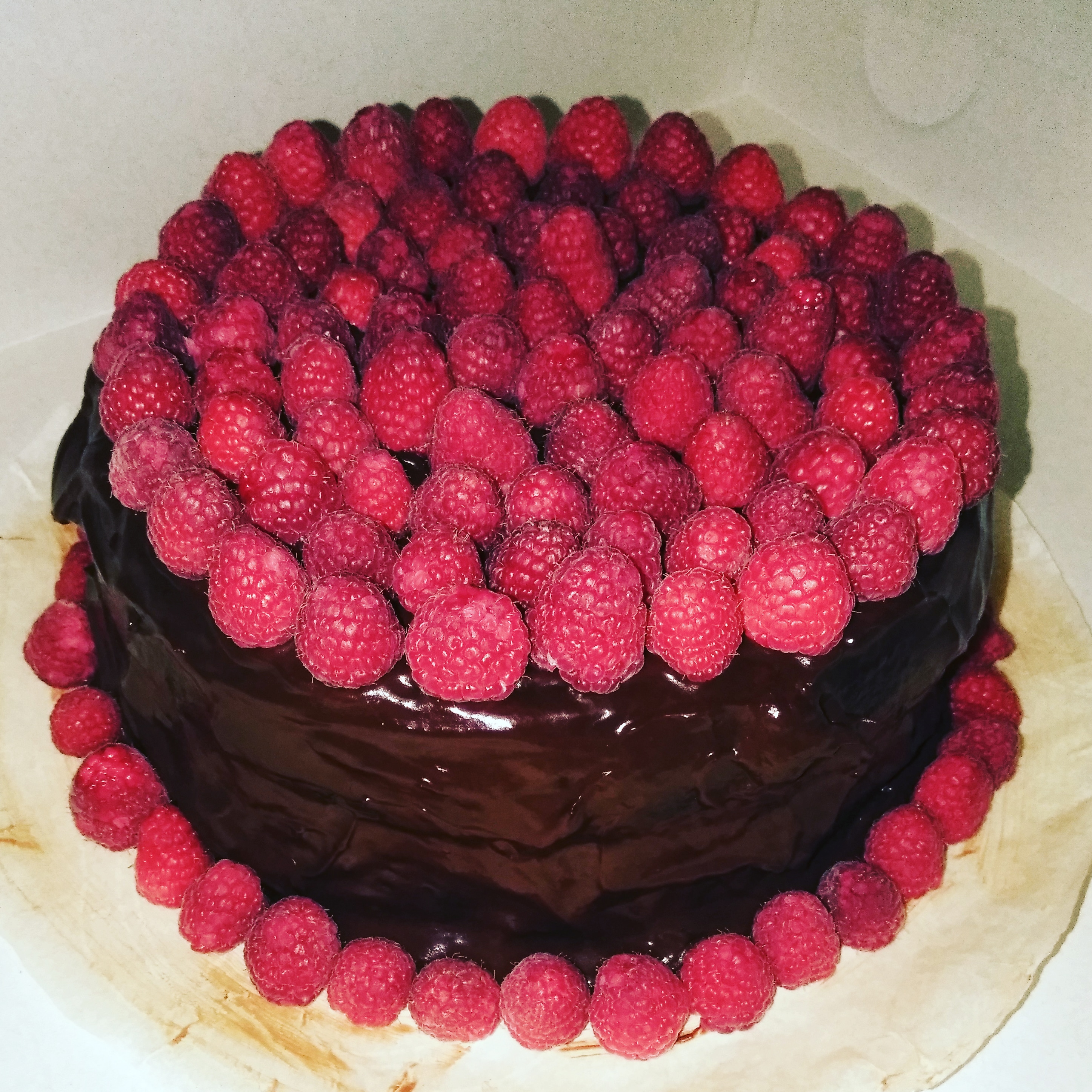 Vegan! Raspberry Blackout Cake With Ganache-Y Frosting - Image 2