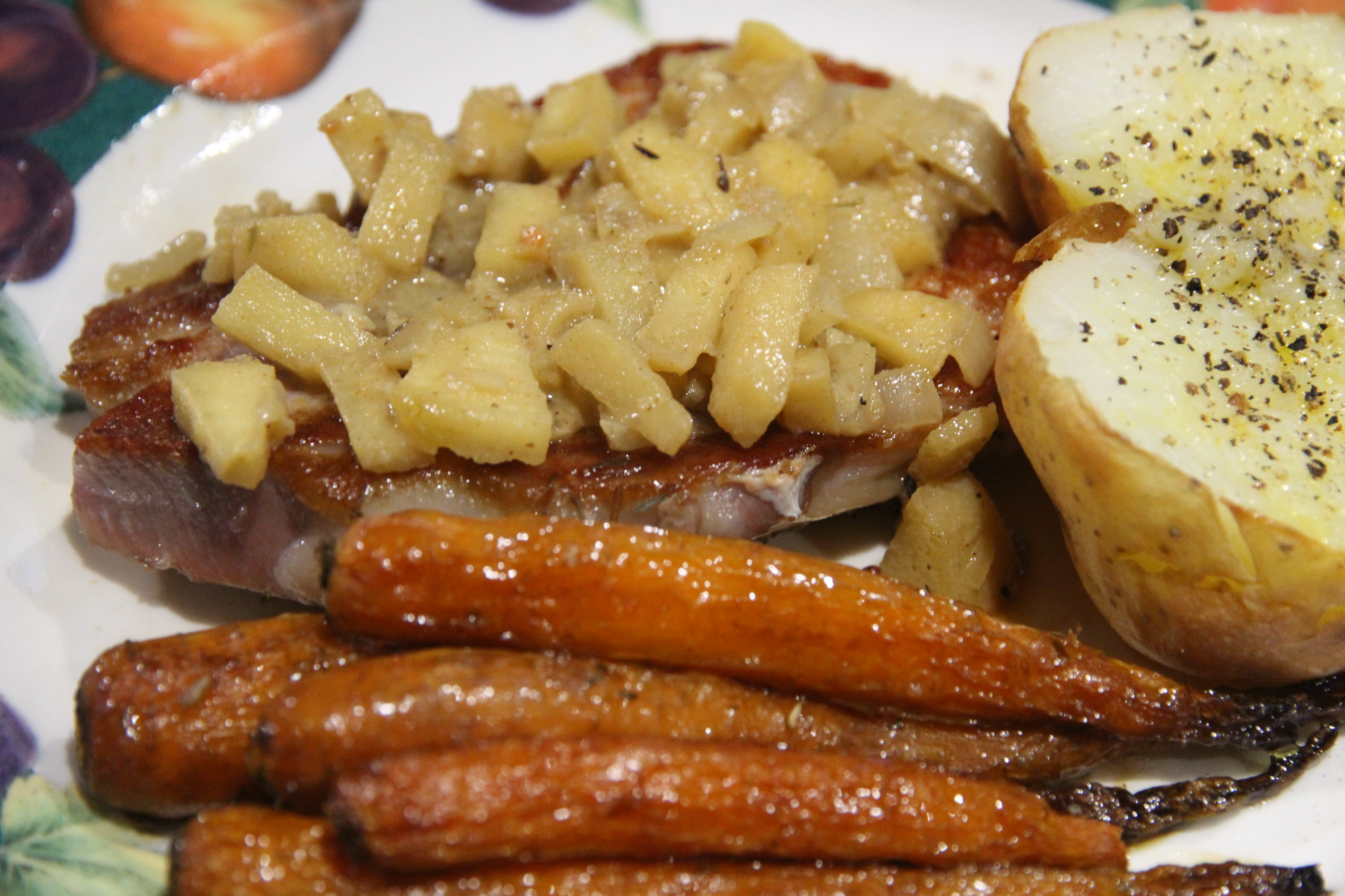 Pork Chops With Curried Apple-Onion Sauce - Image 2