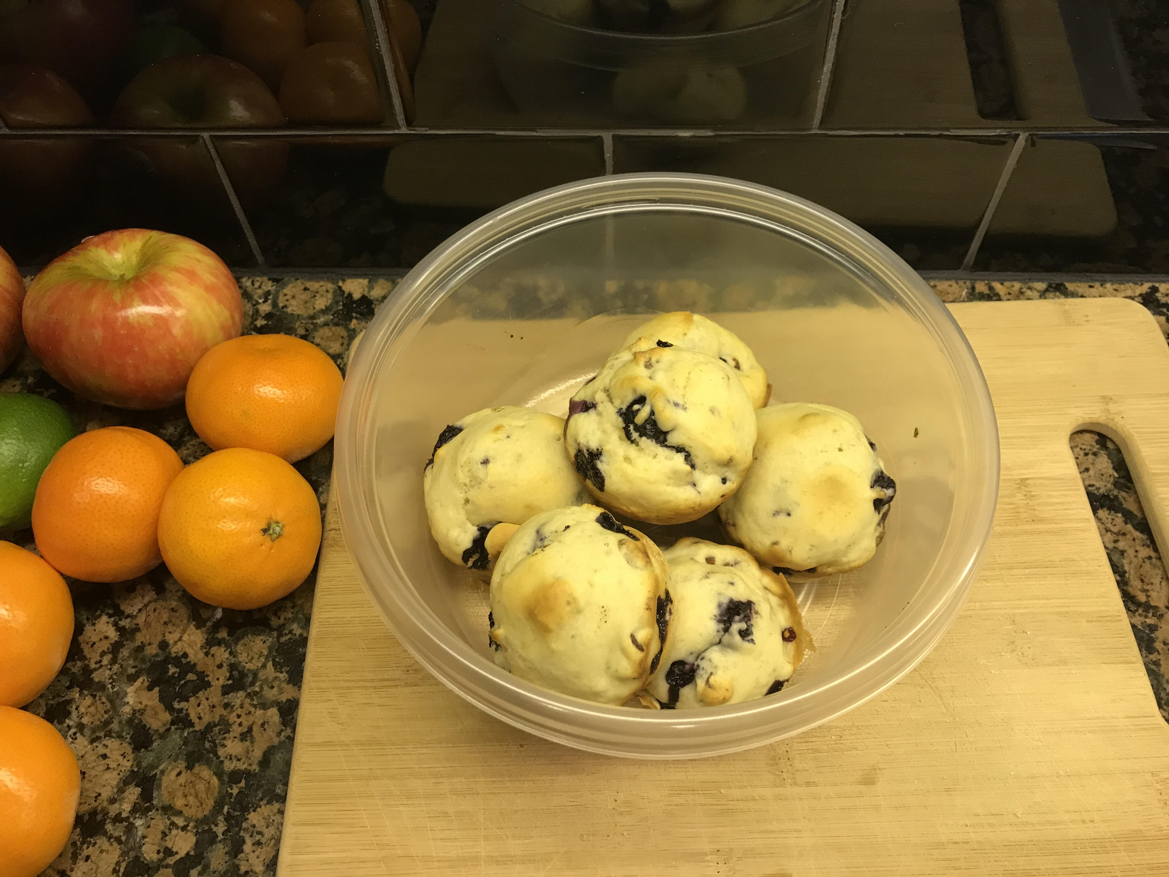 Blueberry and Pecan Muffins