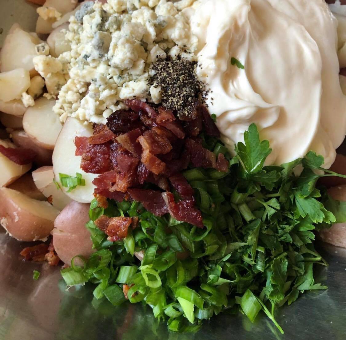 Bacon Blue Cheese Potato Salad - Image 2