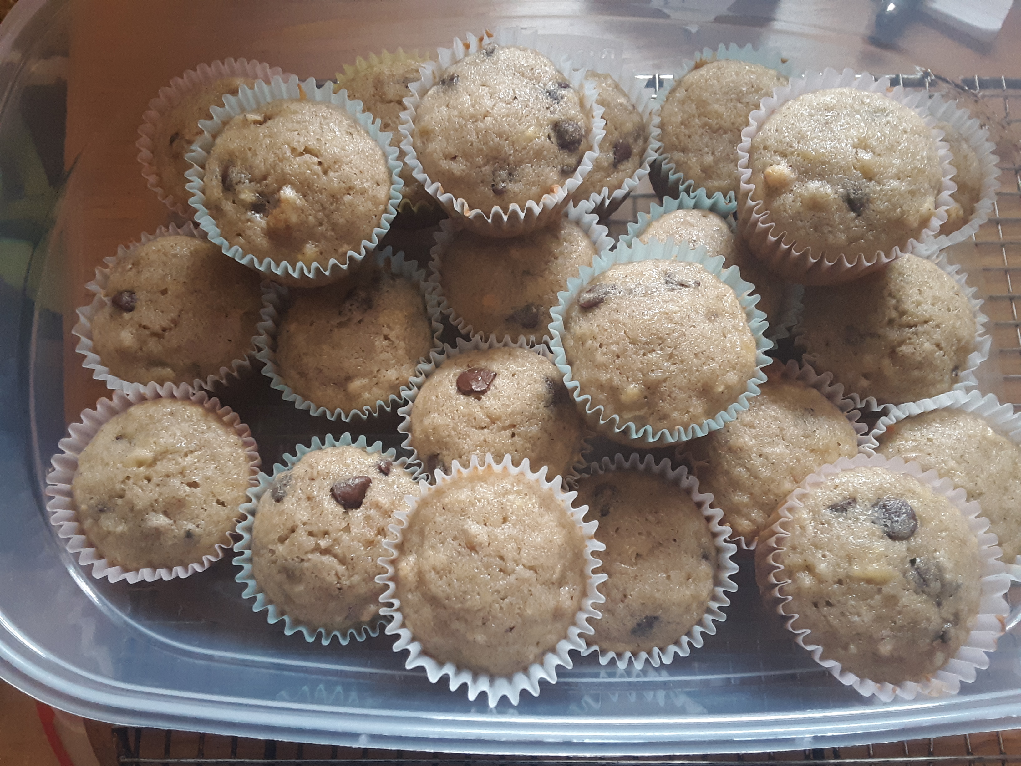 Chocolate Chip and Walnut Banana Bread Muffins - Image 2