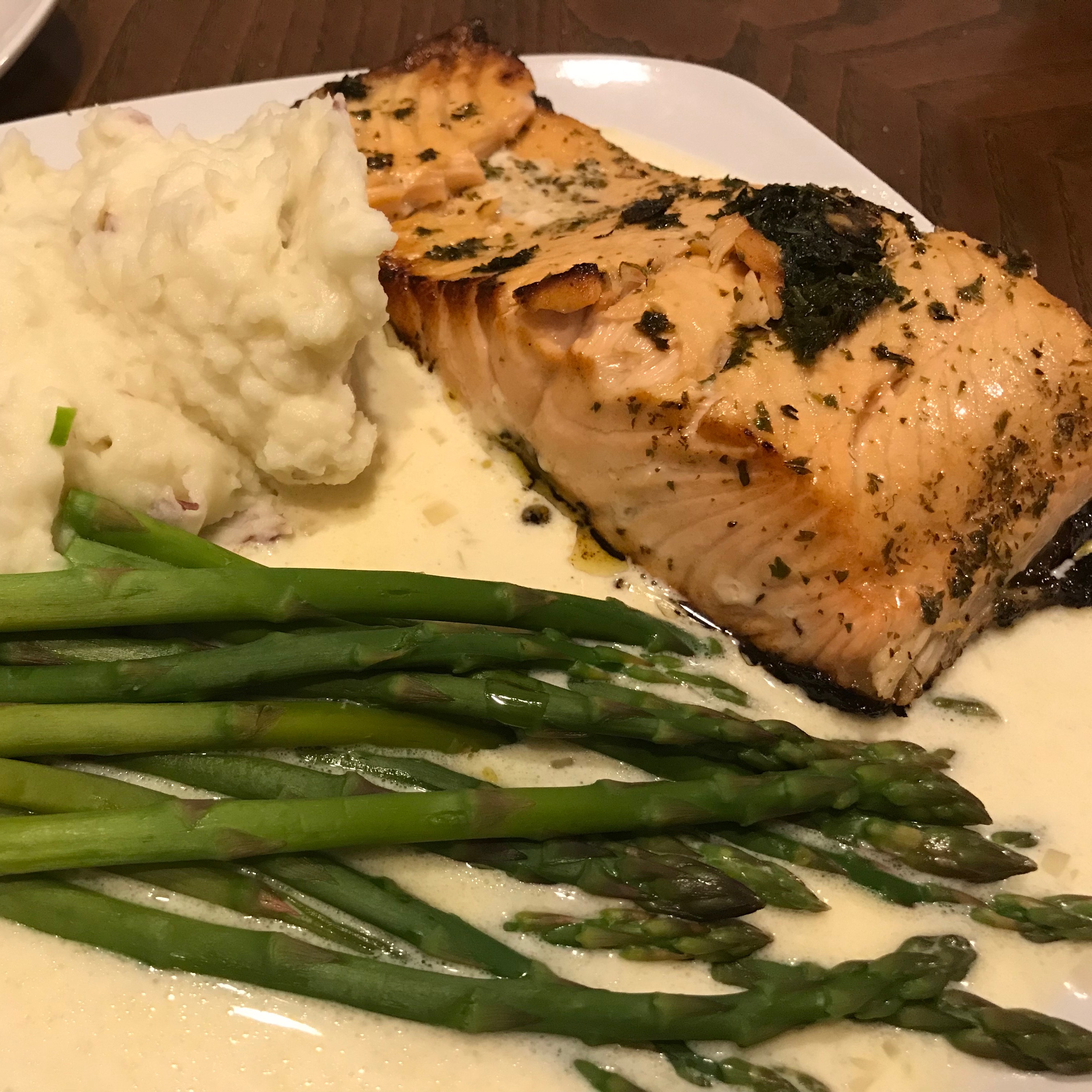 Cheesecake Factory Herb Crusted Salmon - Image 2