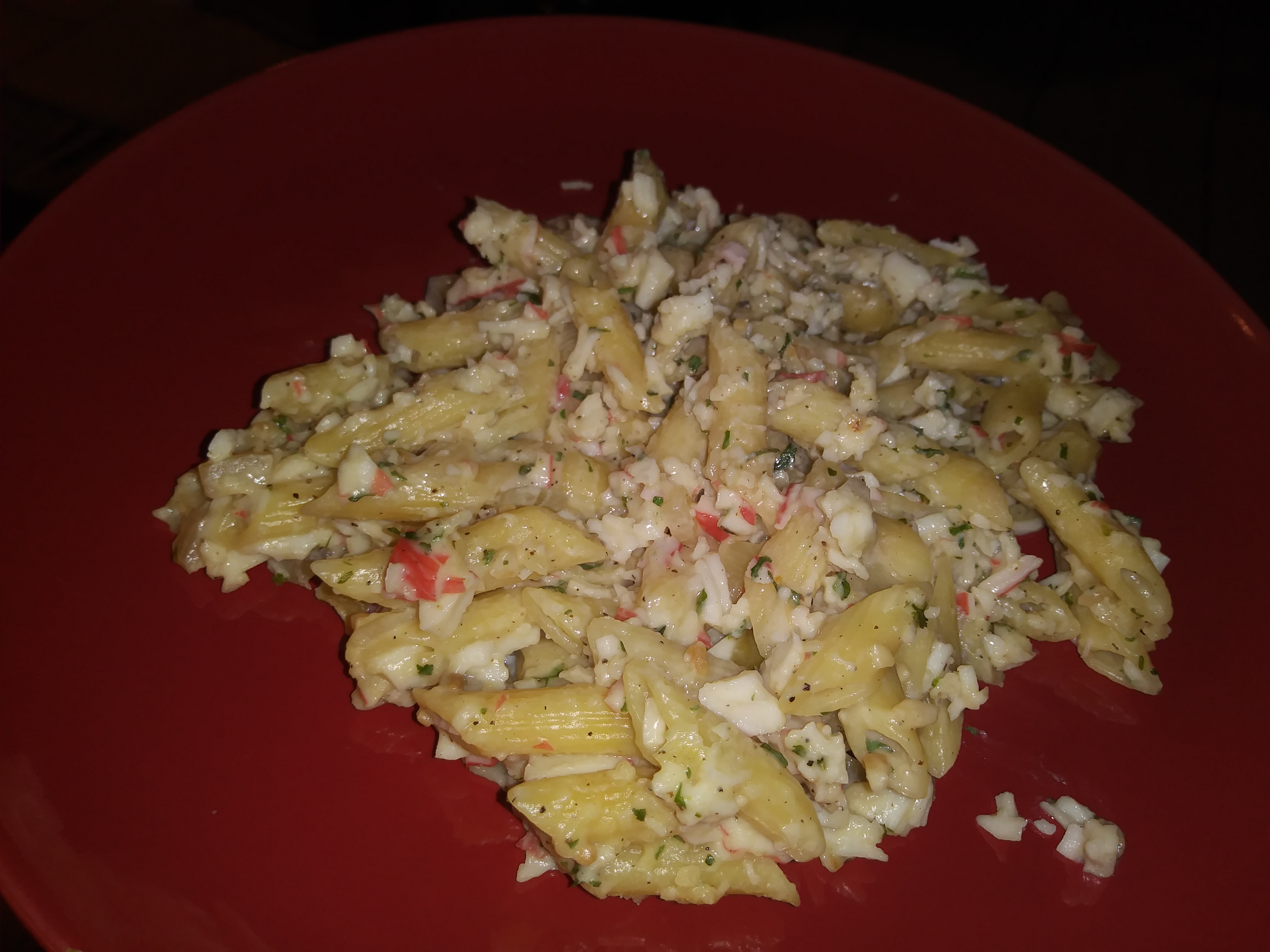 Crab Pasta in a Creamy Garlic White Wine Sauce - Image 3