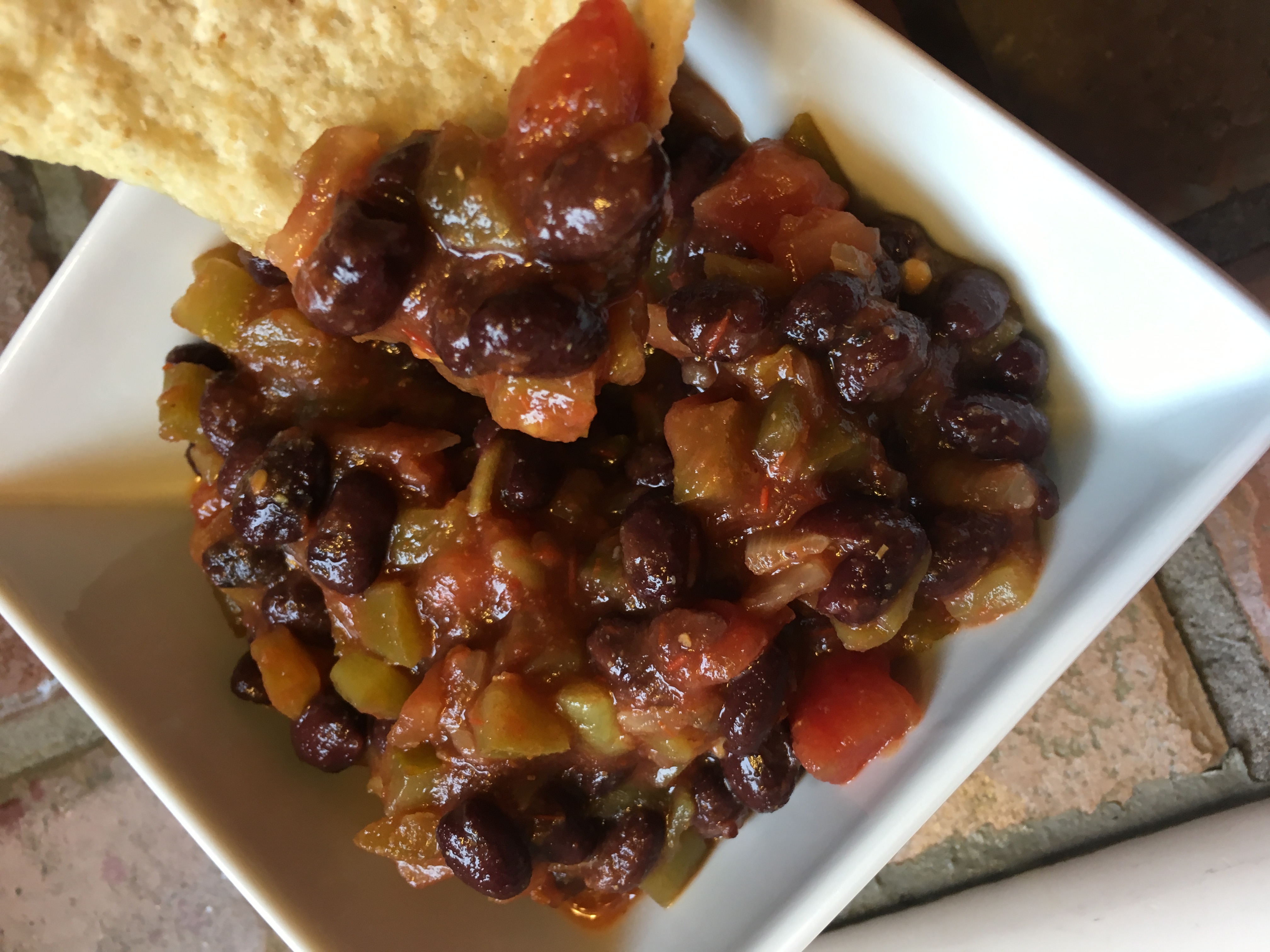1-2-3 BLACK BEAN SALSA DIP