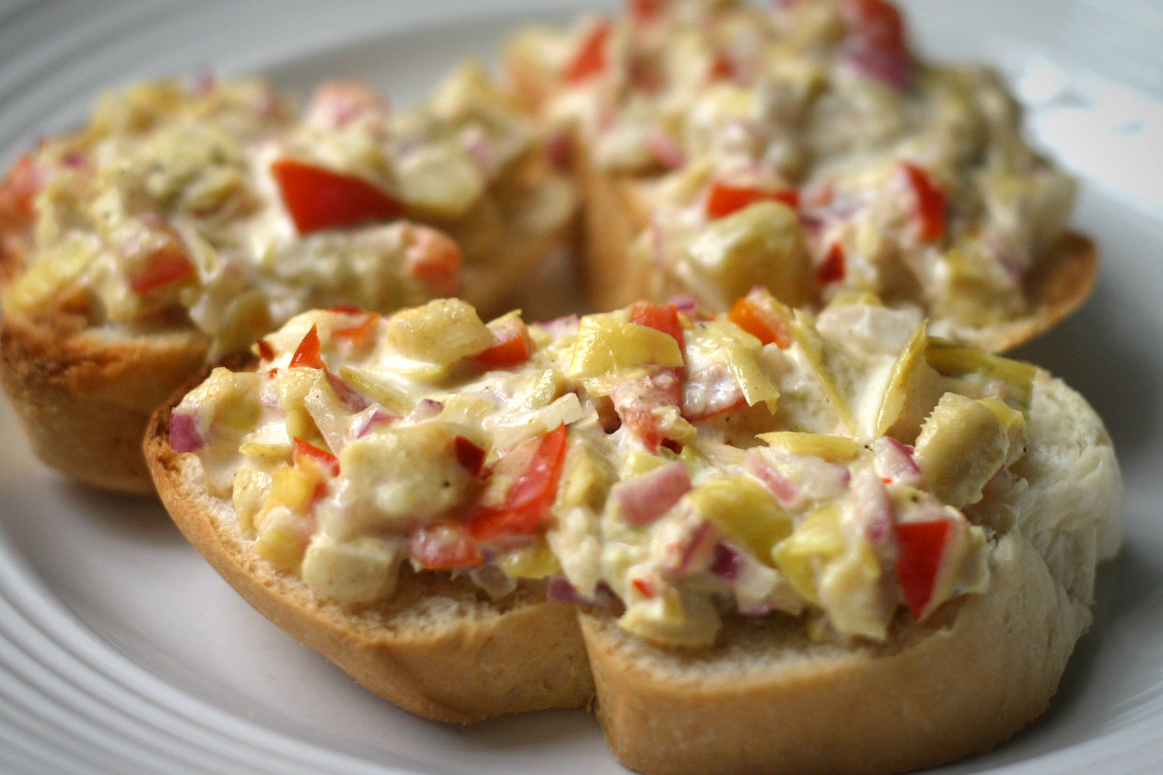 ❤️️ Healty ARTICHOKE BRUSCHETTA