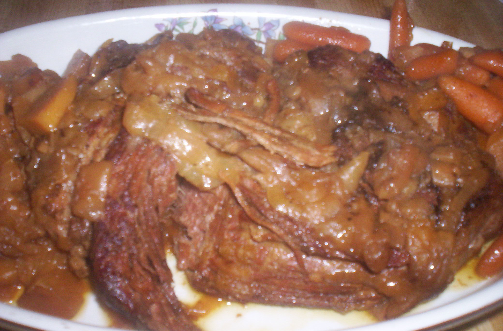 CROCK POT CARAMELIZED ONION POT ROAST CROCK POT CARAMELIZED ONION POT ROAST