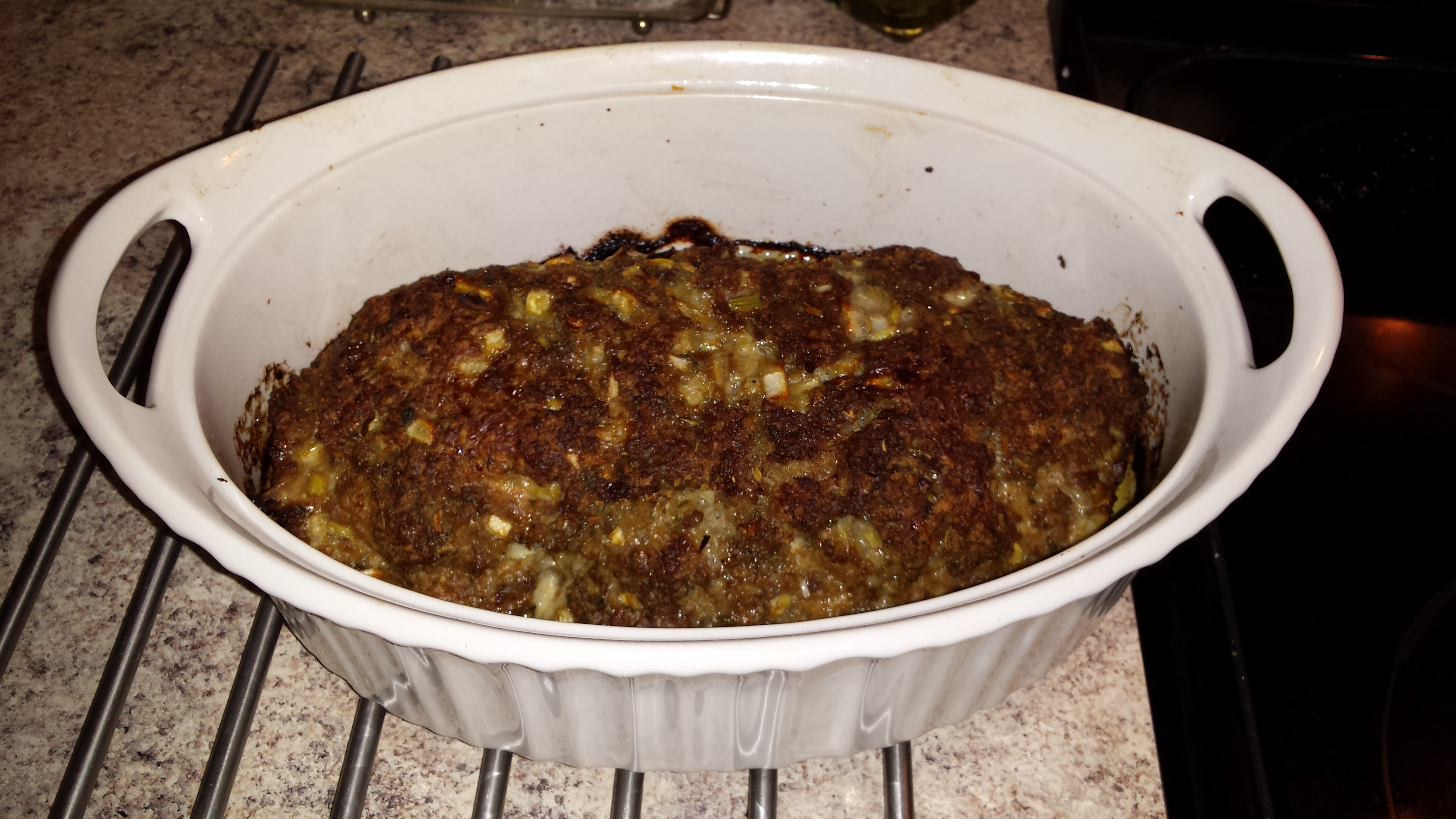 BEEF & PORK MEATLOAF & ONION GRAVY