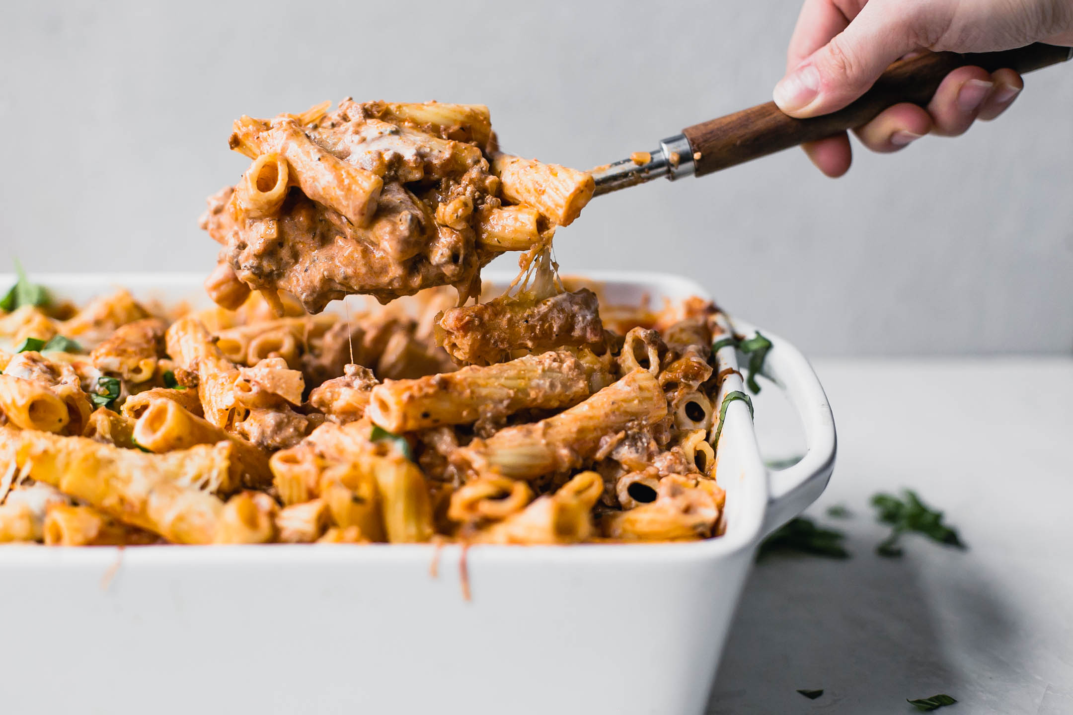 TANGY BAKED ZITI