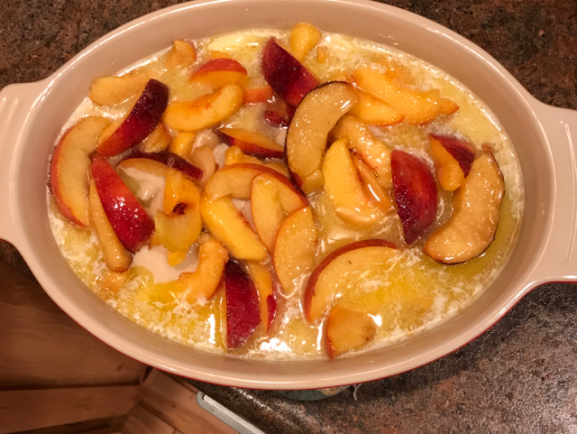 KELLY'S FRESH PEACH COBBLER