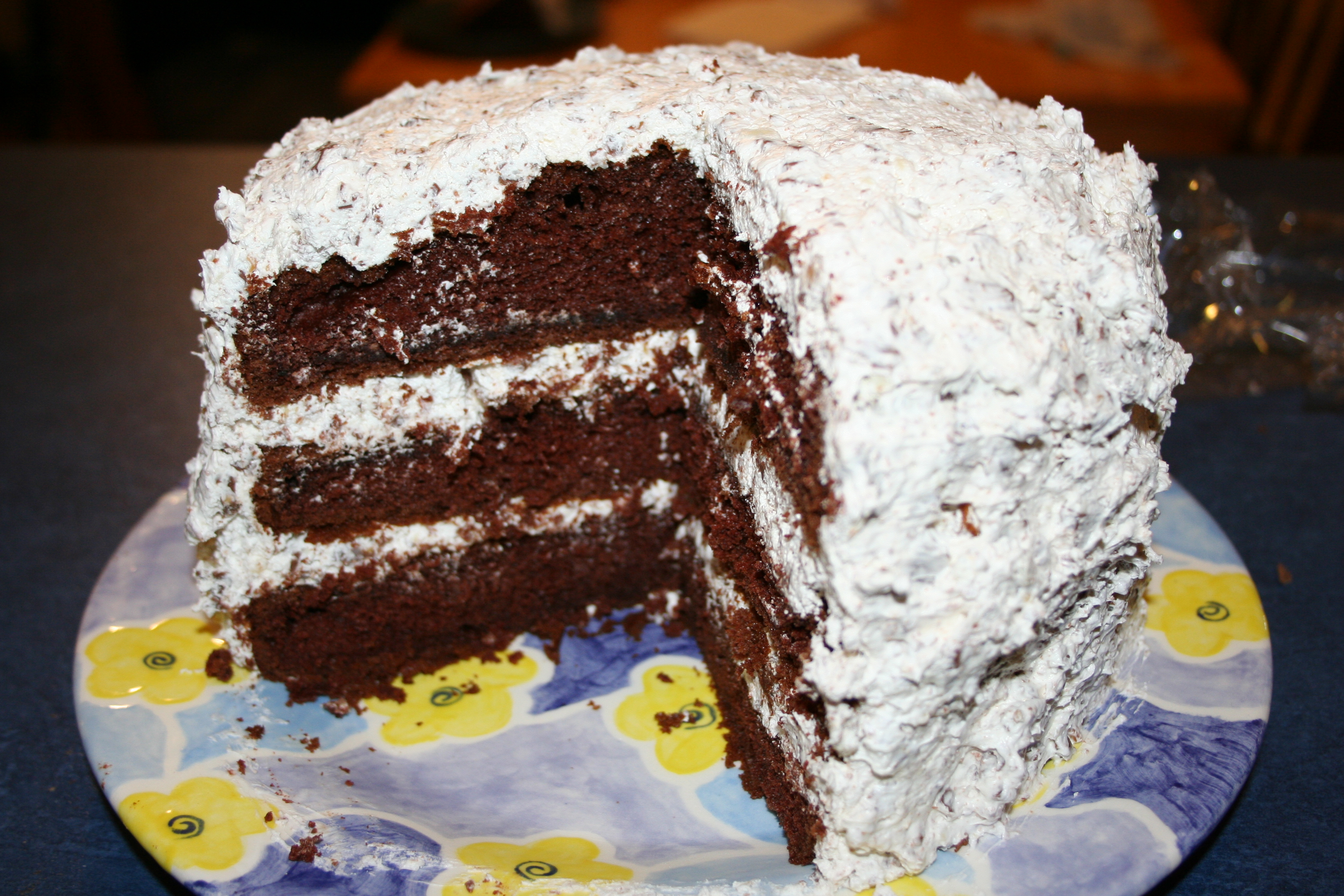 Hershey's Perfectly Chocolate Cake with Fluffy White Icing - Savoring Italy