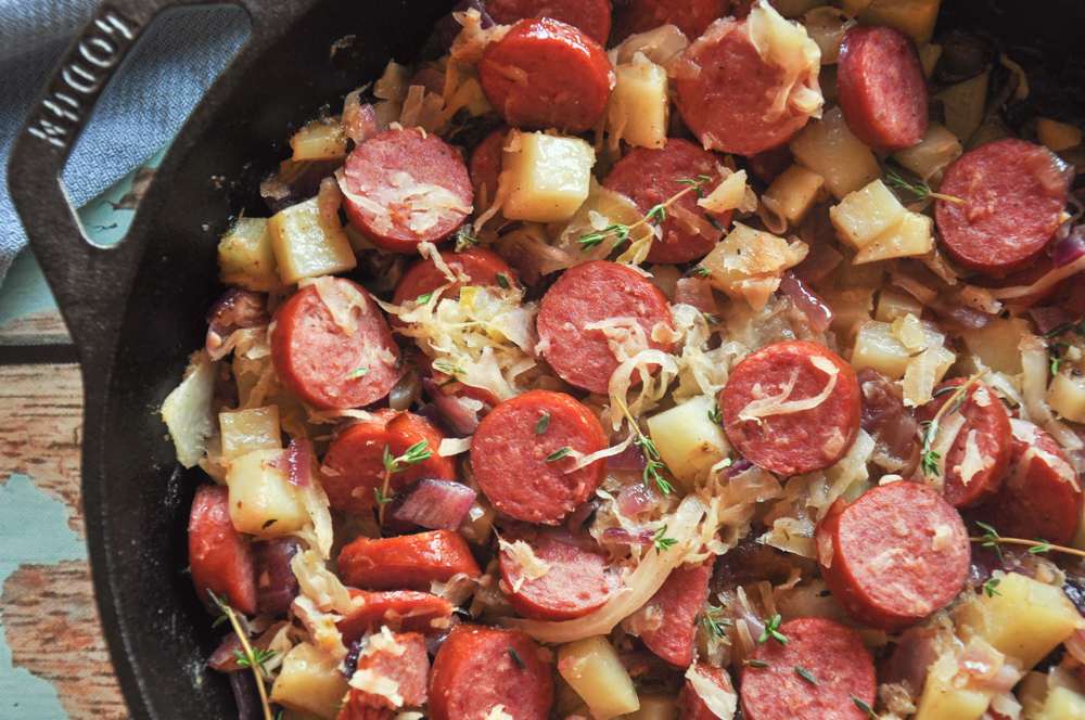 GRANDPA'S SAUERKRAUT AND KIELBASA