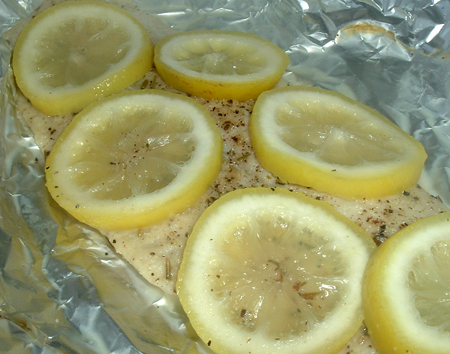 SIMPLE WHITEFISH WITH LEMON AND HERBS