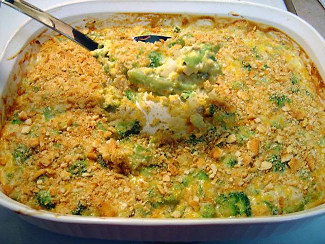 SAVORY BROCCOLI CASSEROLE