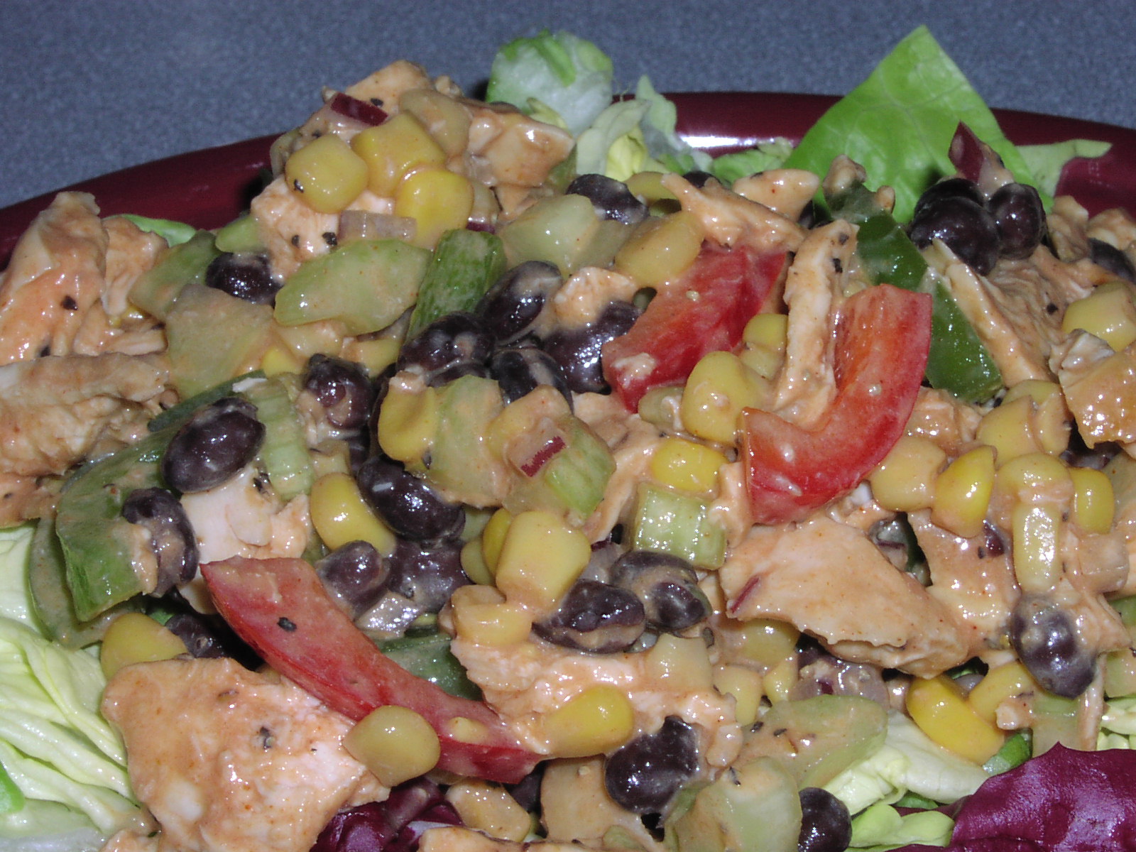 BARBECUE RANCH CHICKEN SALAD