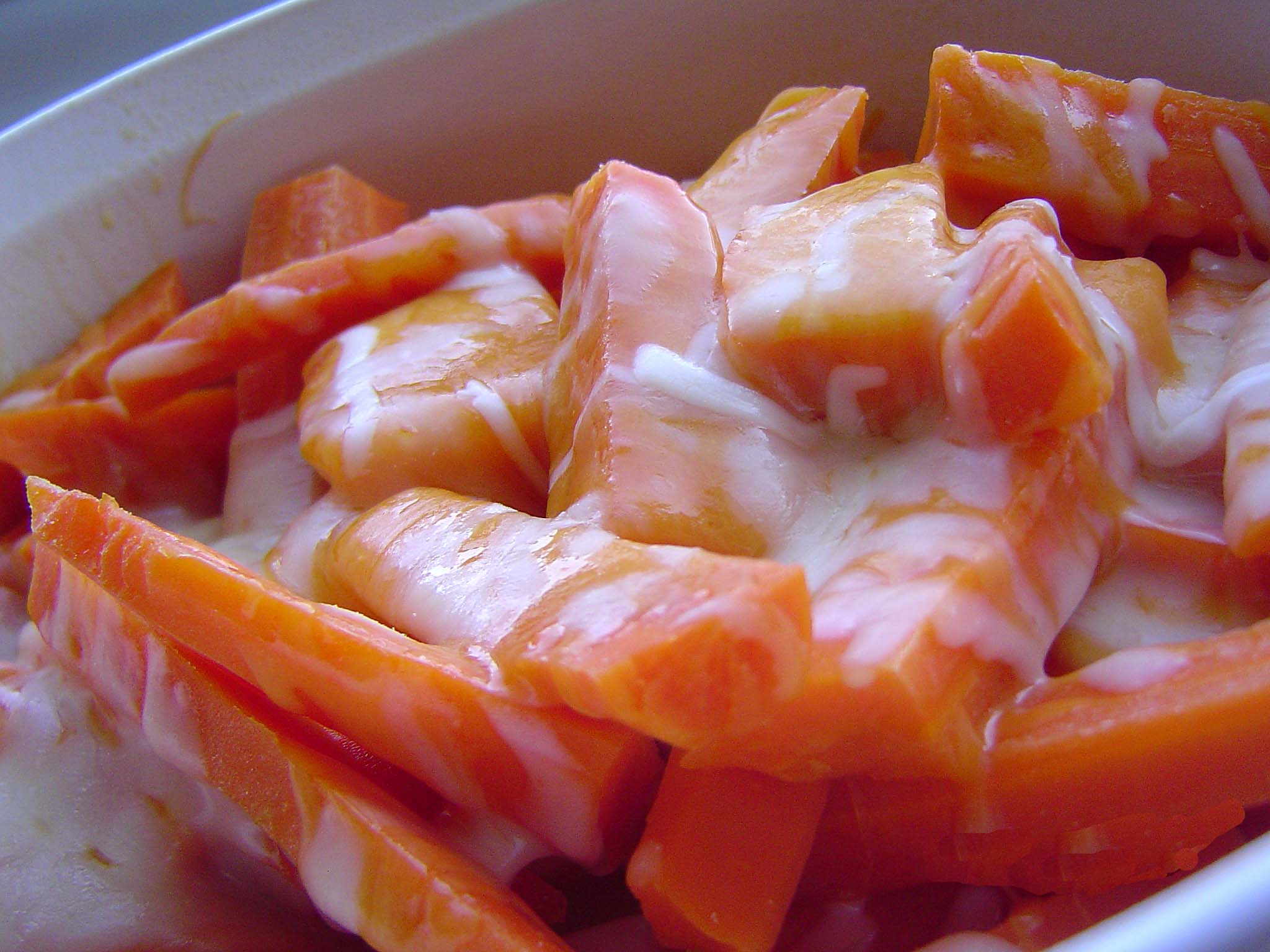 ℛ How To CHEESE AND HONEY GLAZED CARROTS