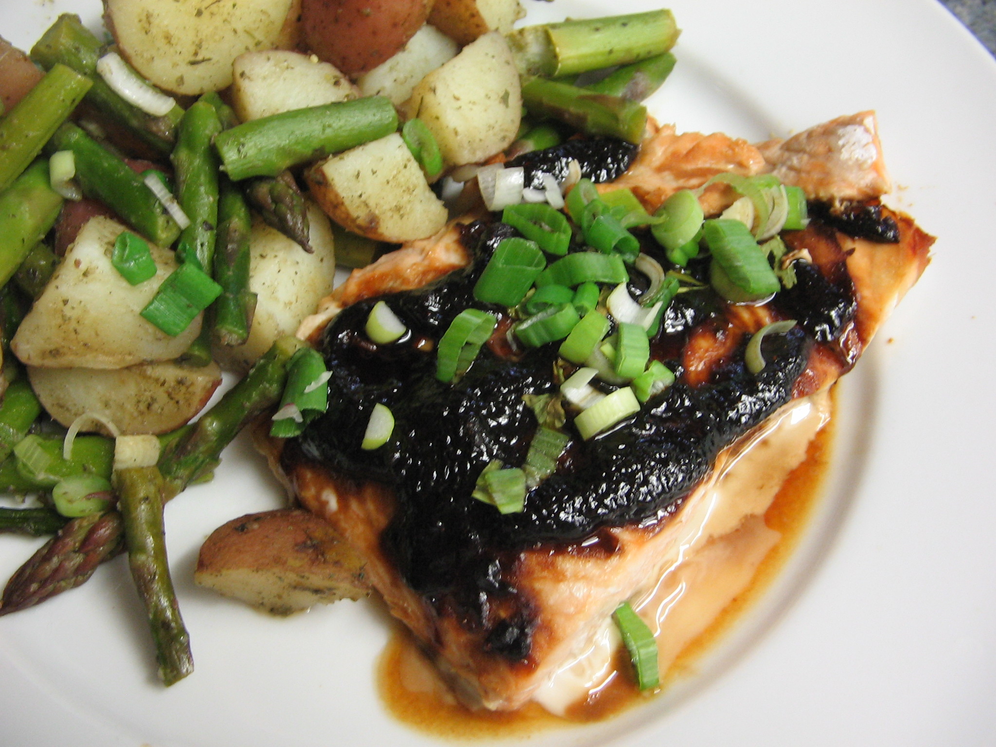 MISO- GLAZED SALMON