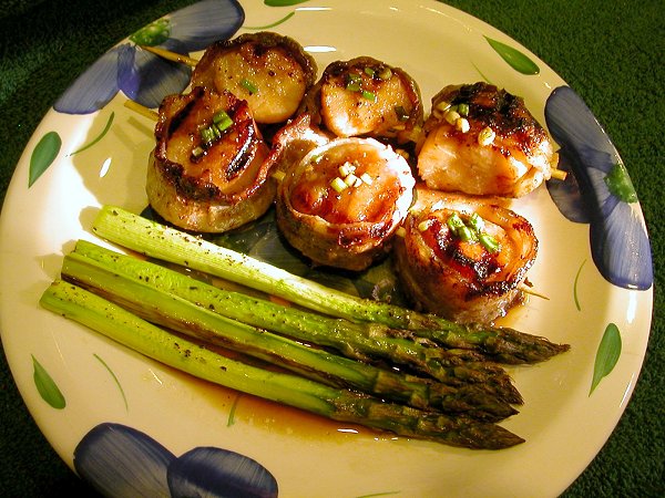 Bacon Scallops With Garlic Butter Sauce Recipe Food Com