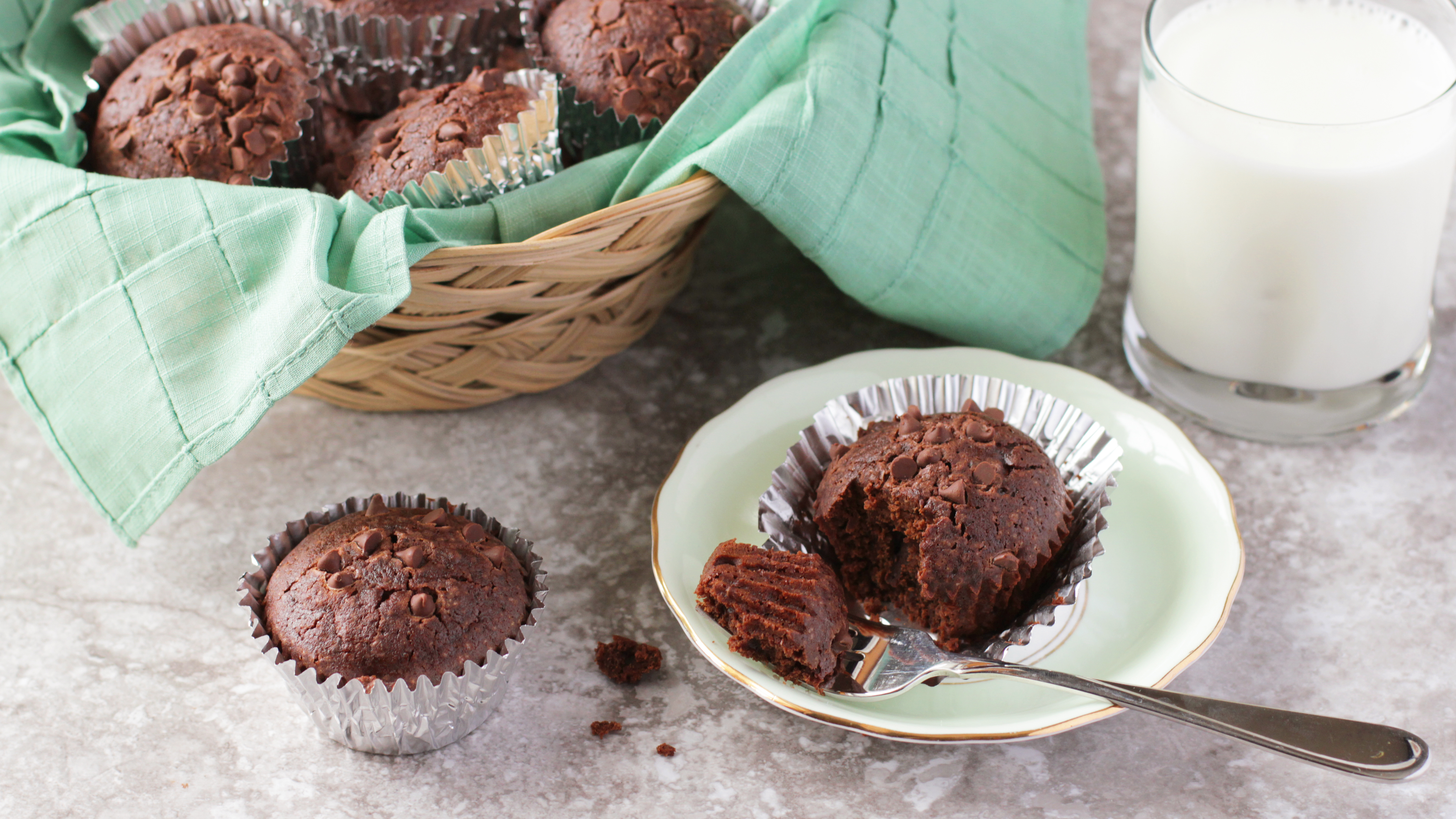 The Ultimate Chocolate Brownie Muffins